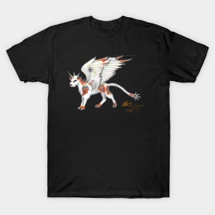 Cat Kitten Kitty Feline Wings winged Calico Cute Funny Cats Kitties Kittens T-Shirt